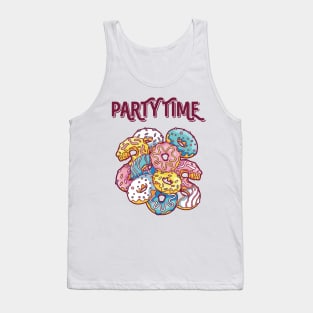 Donut Party Time Tank Top